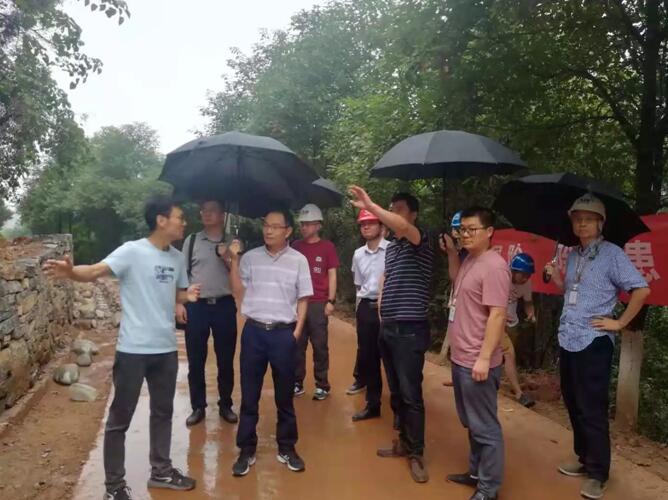 王建中赴森投公司在建项目实地调研工作