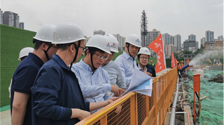 刘文道调研督导蓉海公司项目建设和安全生产工作