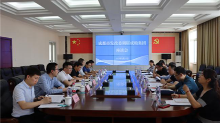 市发改委调研成粮集团青白江产业园